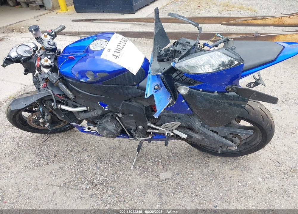 2007 YAMAHA YZFR6 L VIN: JYARJ12E67A012463