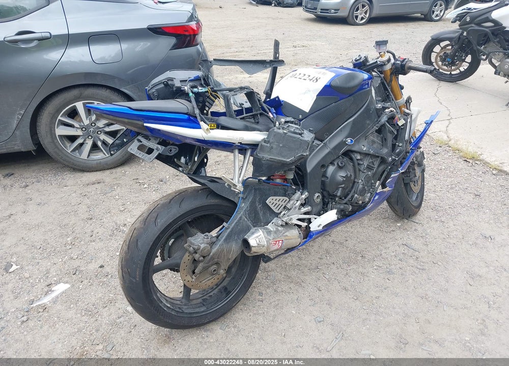 2007 YAMAHA YZFR6 L VIN: JYARJ12E67A012463