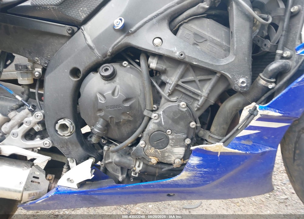 2007 YAMAHA YZFR6 L VIN: JYARJ12E67A012463