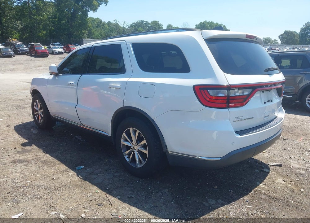 2016 DODGE DURANGO LIMITED VIN: 1C4RDHDG3GC373981