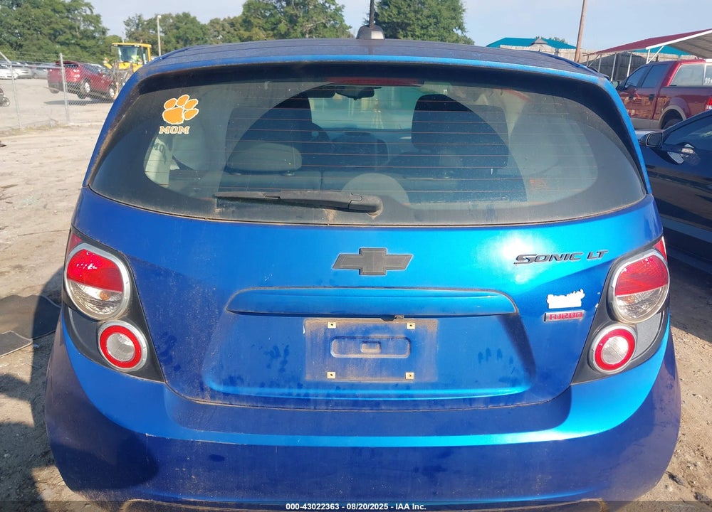 2016 CHEVROLET SONIC VIN: 1G1JC6SB8G4176481