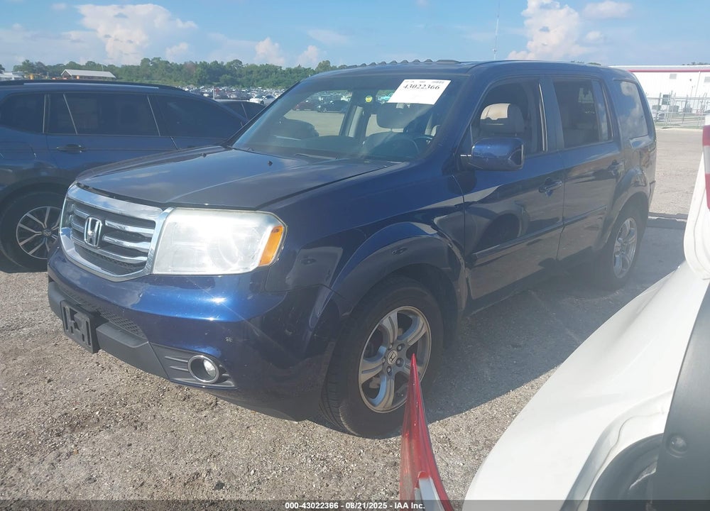 2014 HONDA PILOT EX-L VIN: 5FNYF4H7XEB056224