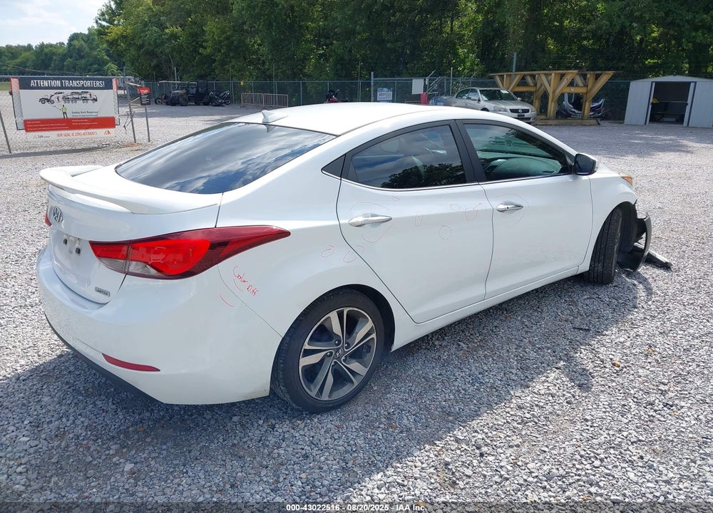 2015 HYUNDAI ELANTRA VIN: 5NPDH4AE7FH607777