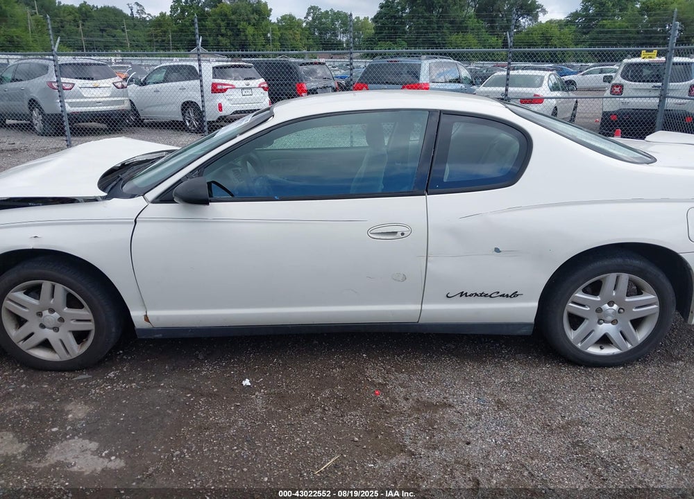 2005 CHEVROLET MONTE CARLO LS VIN: 2G1WW12E559130840