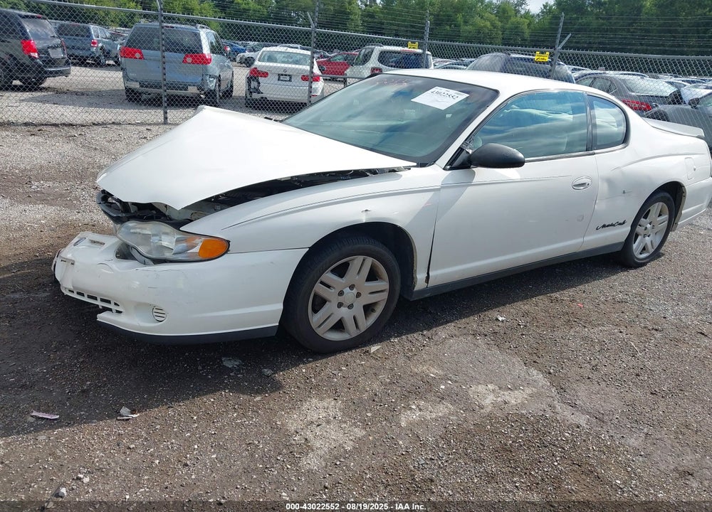 2005 CHEVROLET MONTE CARLO LS VIN: 2G1WW12E559130840