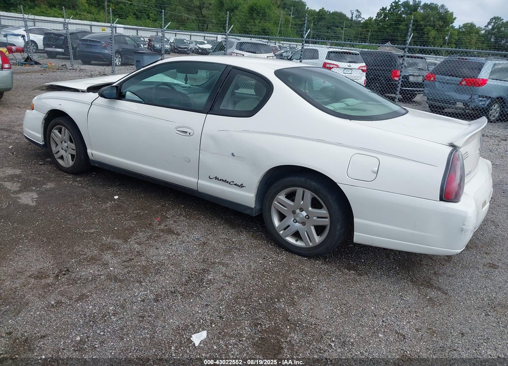 2005 CHEVROLET MONTE CARLO LS VIN: 2G1WW12E559130840