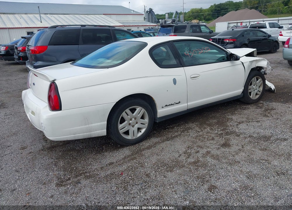 2005 CHEVROLET MONTE CARLO LS VIN: 2G1WW12E559130840