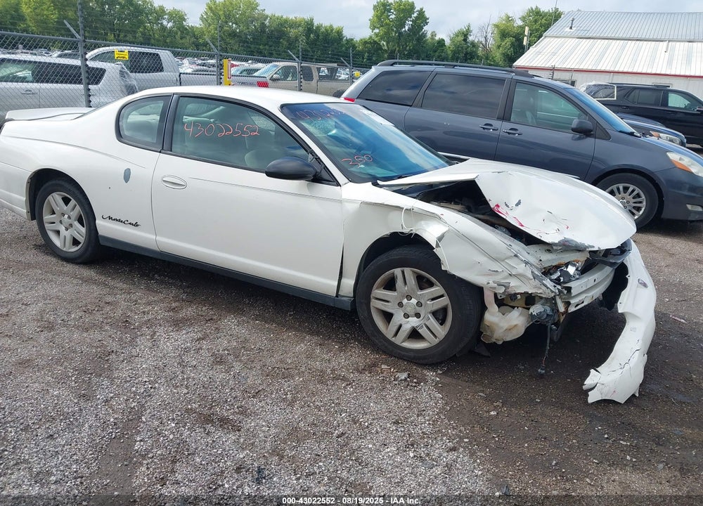 2005 CHEVROLET MONTE CARLO LS VIN: 2G1WW12E559130840