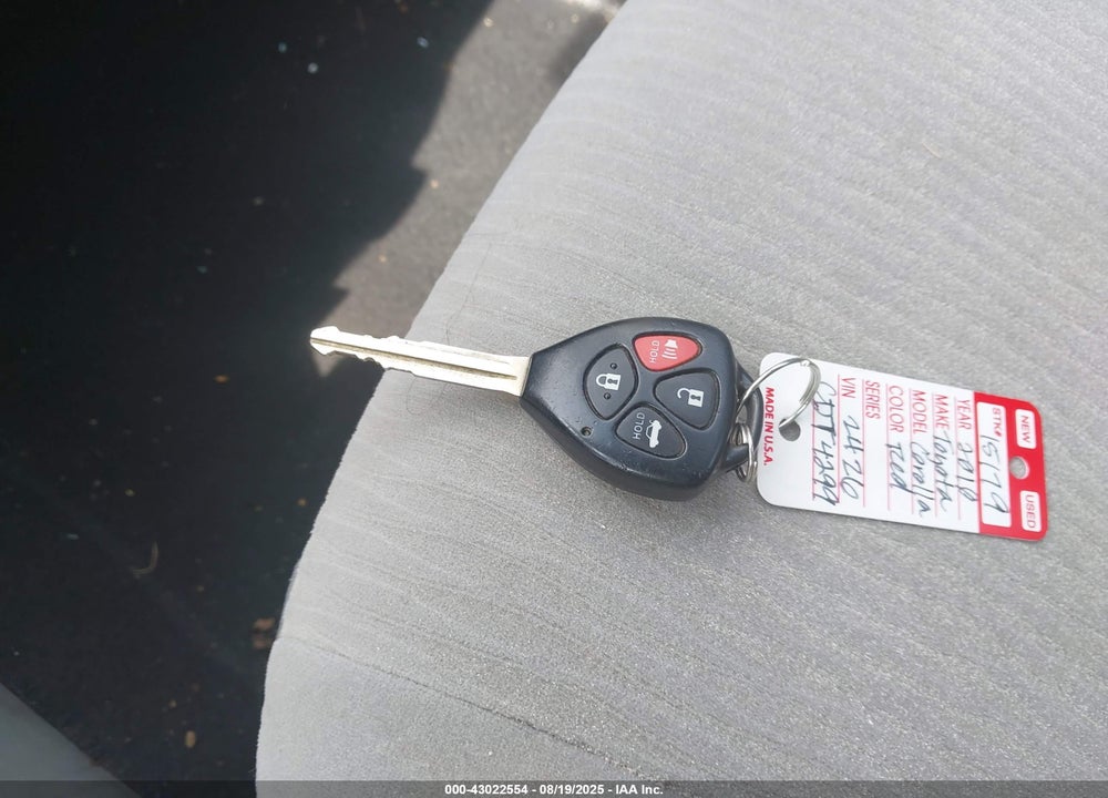 2010 TOYOTA COROLLA VIN: 1NXBU4EE6AZ192426
