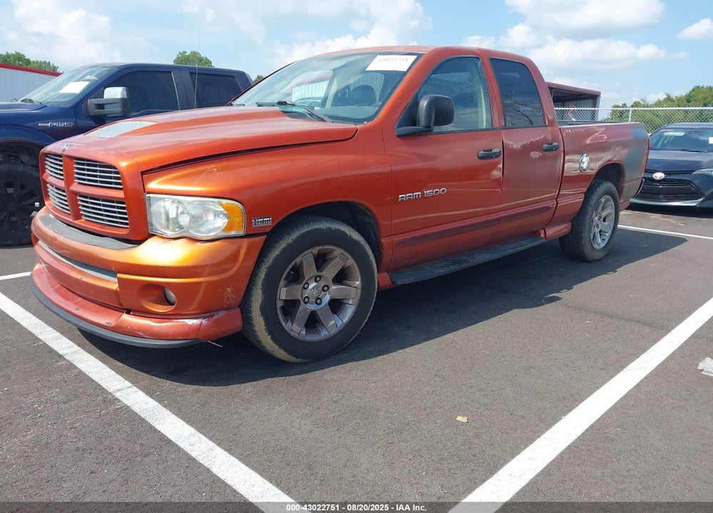 2005 DODGE RAM 1500 SLT/LARAMIE VIN: 1D7HA18D75J586314