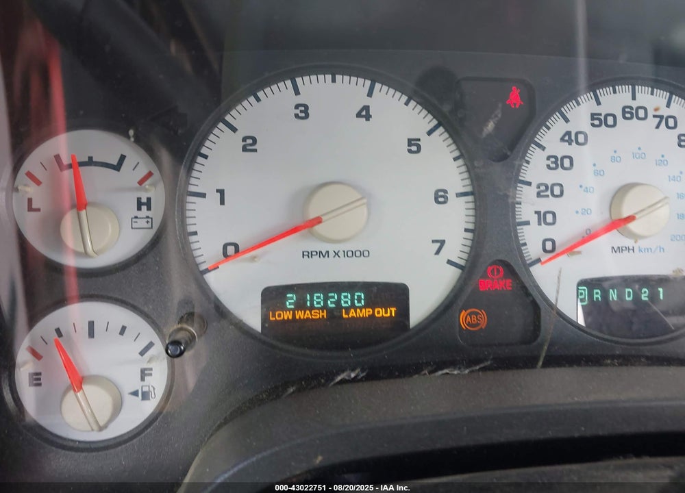 2005 DODGE RAM 1500 SLT/LARAMIE VIN: 1D7HA18D75J586314