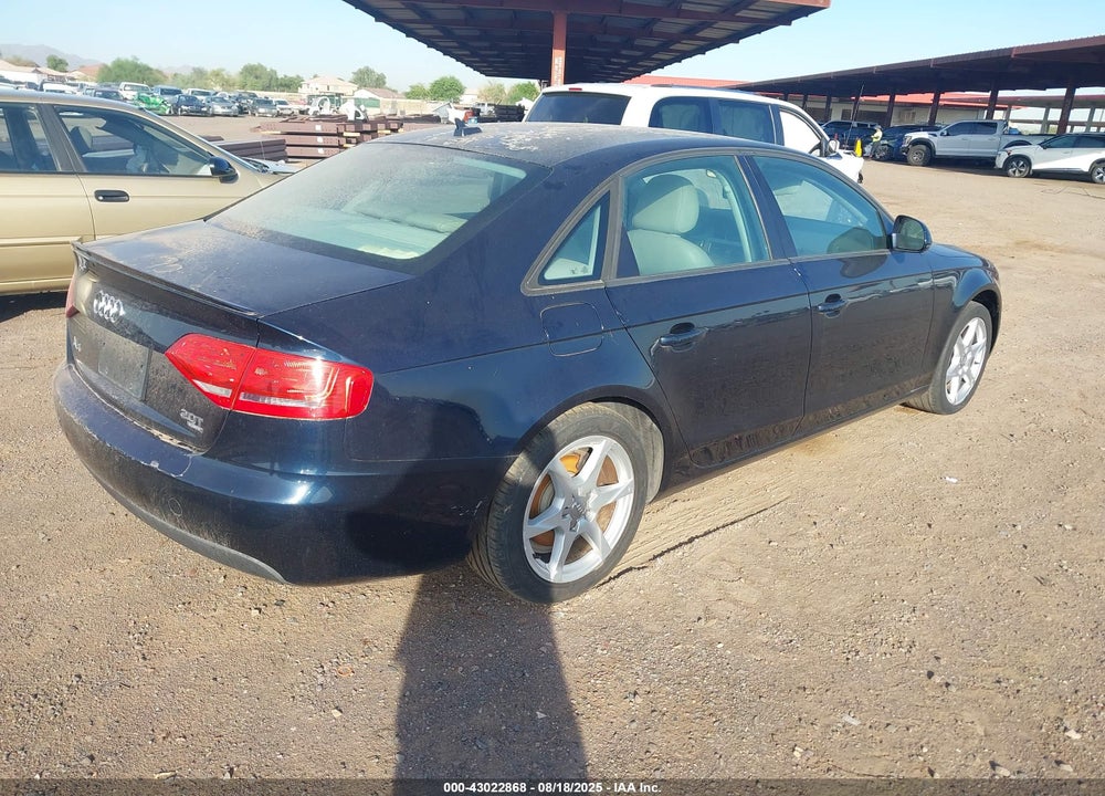 2009 AUDI A4 VIN: WAULF78K39N026079