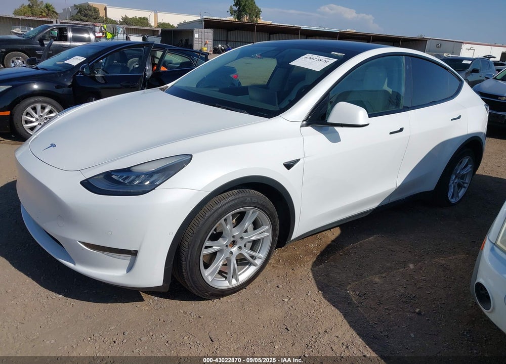 2021 TESLA MODEL Y VIN: 5YJYGAEE0MF259460