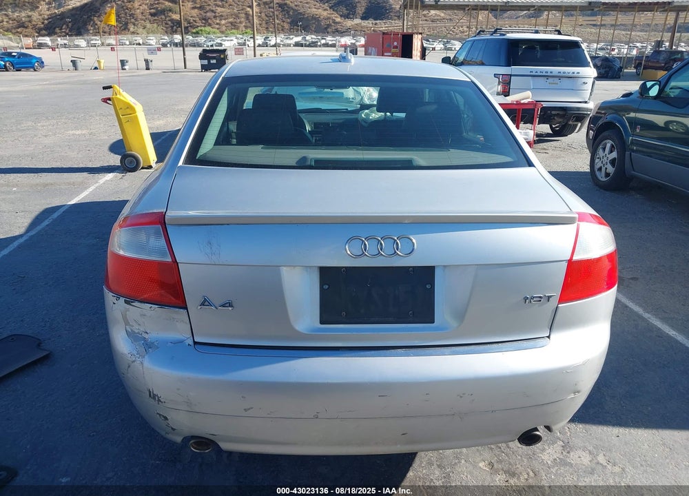2005 AUDI A4 1.8T/1.8T SPECIAL EDITION VIN: WAUJC68E85A101798