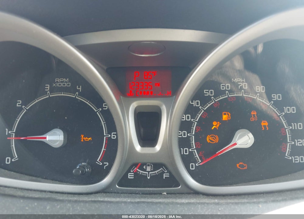 2013 FORD FIESTA VIN: 3FADP4EJ4DM215850