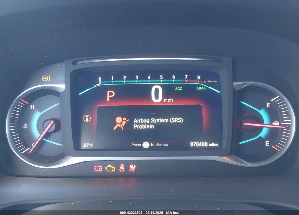 2021 HONDA PILOT VIN: 5FNYF5H27MB045707