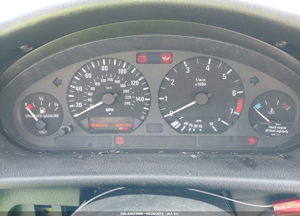 1999 BMW 328IC VIN: WBABK833XXEY92985