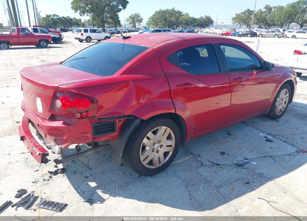 2014 DODGE AVENGER VIN: 1C3CDZAB3EN155713