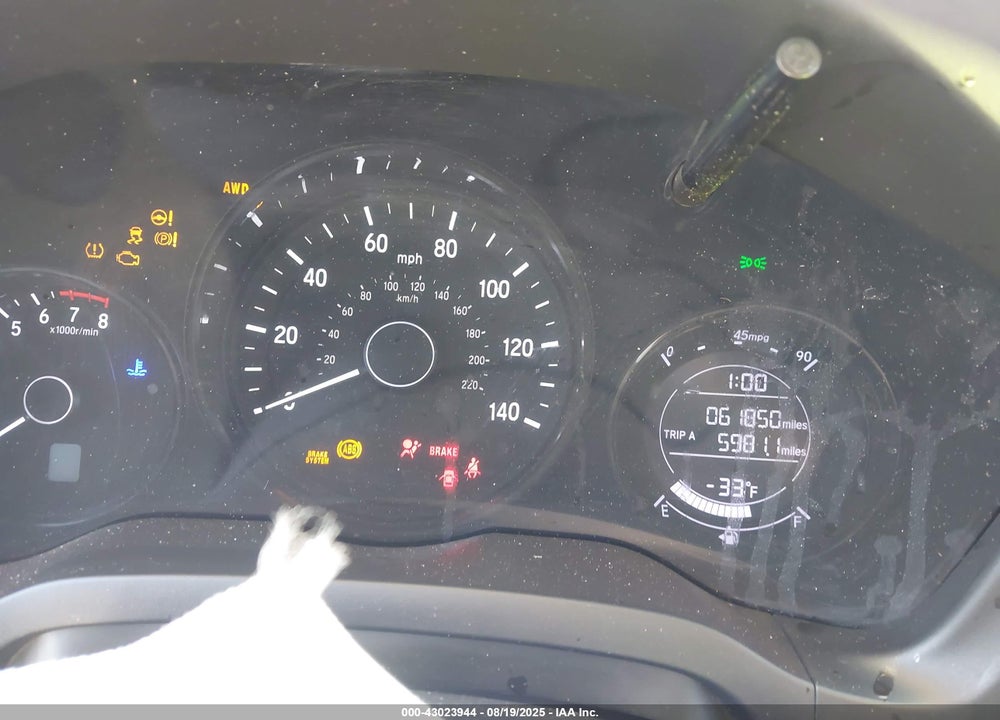 2020 HONDA HR-V VIN: 3CZRU6H30LM725011