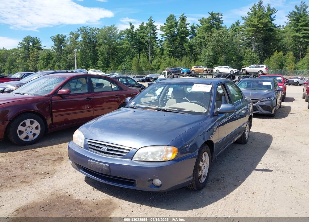 2002 KIA SPECTRA LS VIN: KNAFB121625112059