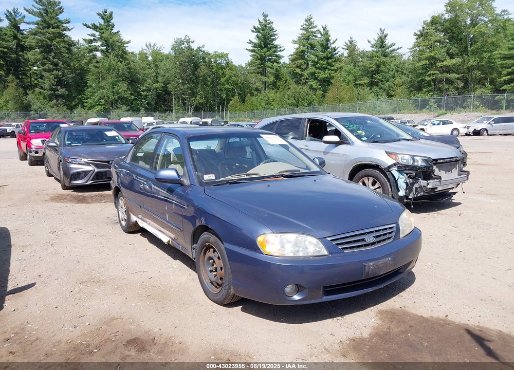 2002 KIA SPECTRA LS VIN: KNAFB121625112059