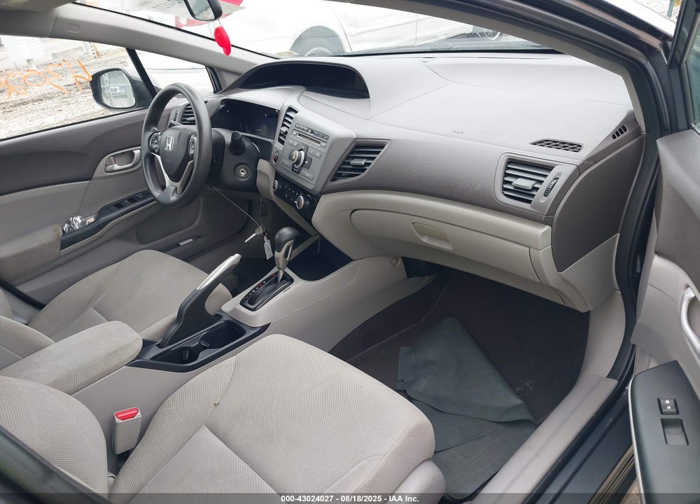 2012 HONDA CIVIC LX VIN: 19XFB2F59CE302949