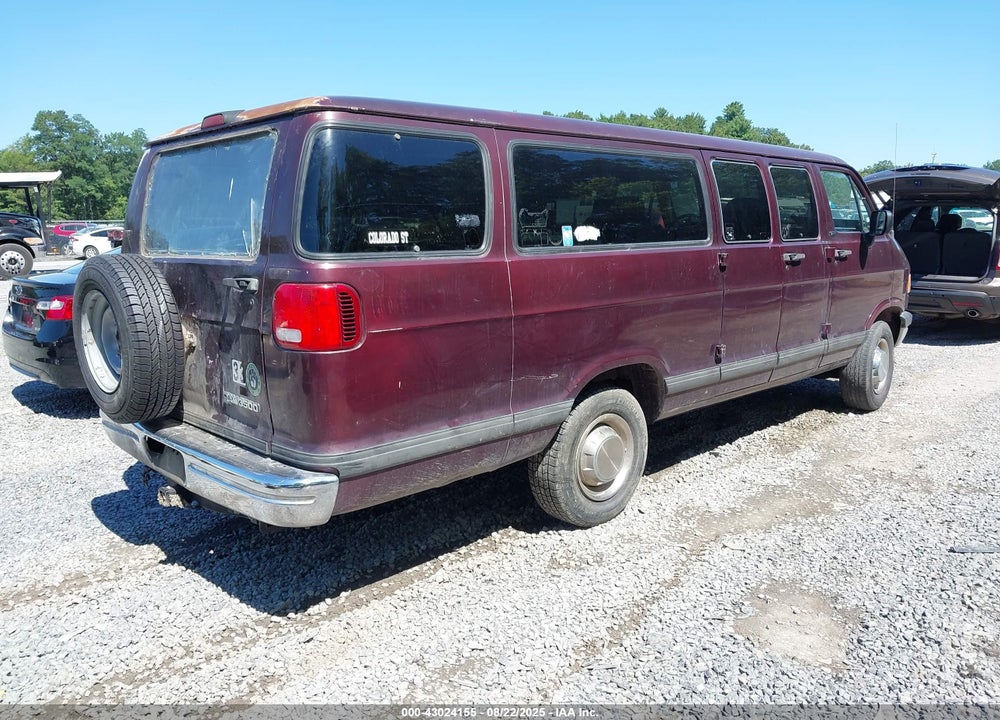 1996 DODGE RAM WAGON B3500 VIN: 2B5WB35Z6TK163213