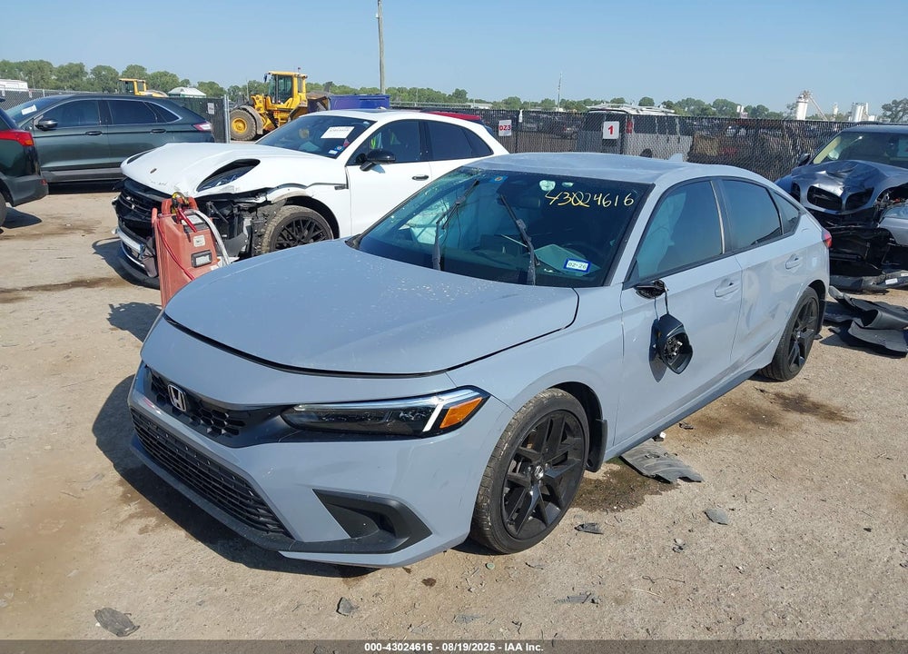 2022 HONDA CIVIC SPORT VIN: 19XFL2H83NE009541