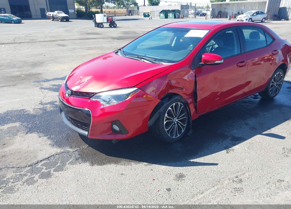 2015 TOYOTA COROLLA VIN: 5YFBURHE1FP345621