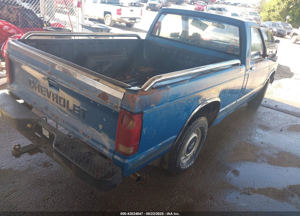 1989 CHEVROLET S TRUCK S10 VIN: 1GCBS14E9K2139257