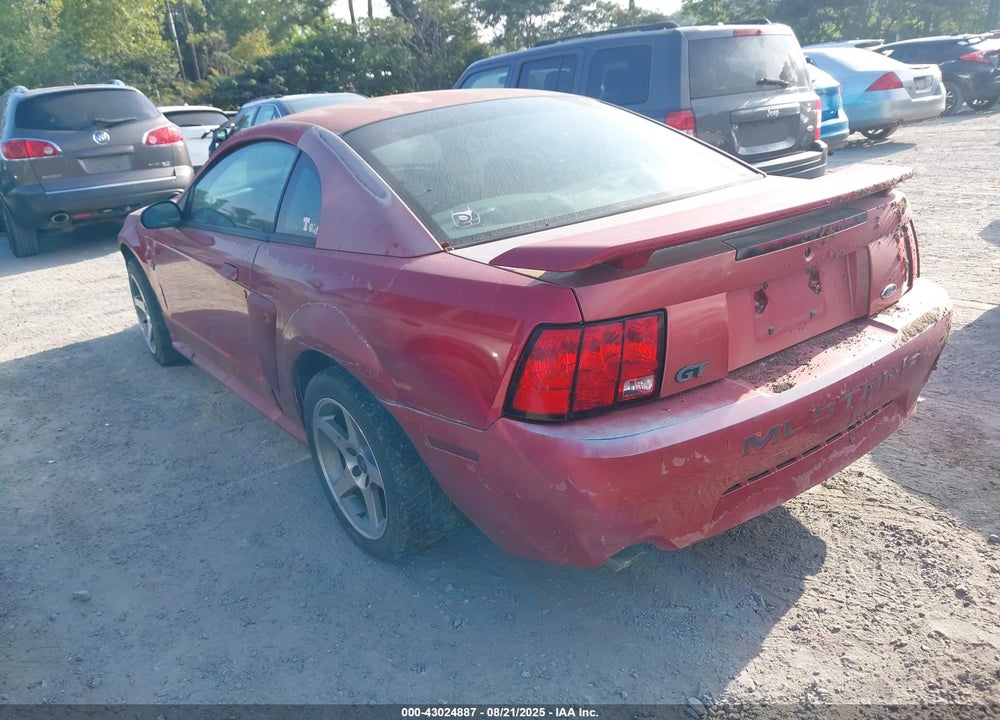 2001 FORD MUSTANG GT VIN: 1FAFP42X31F134867