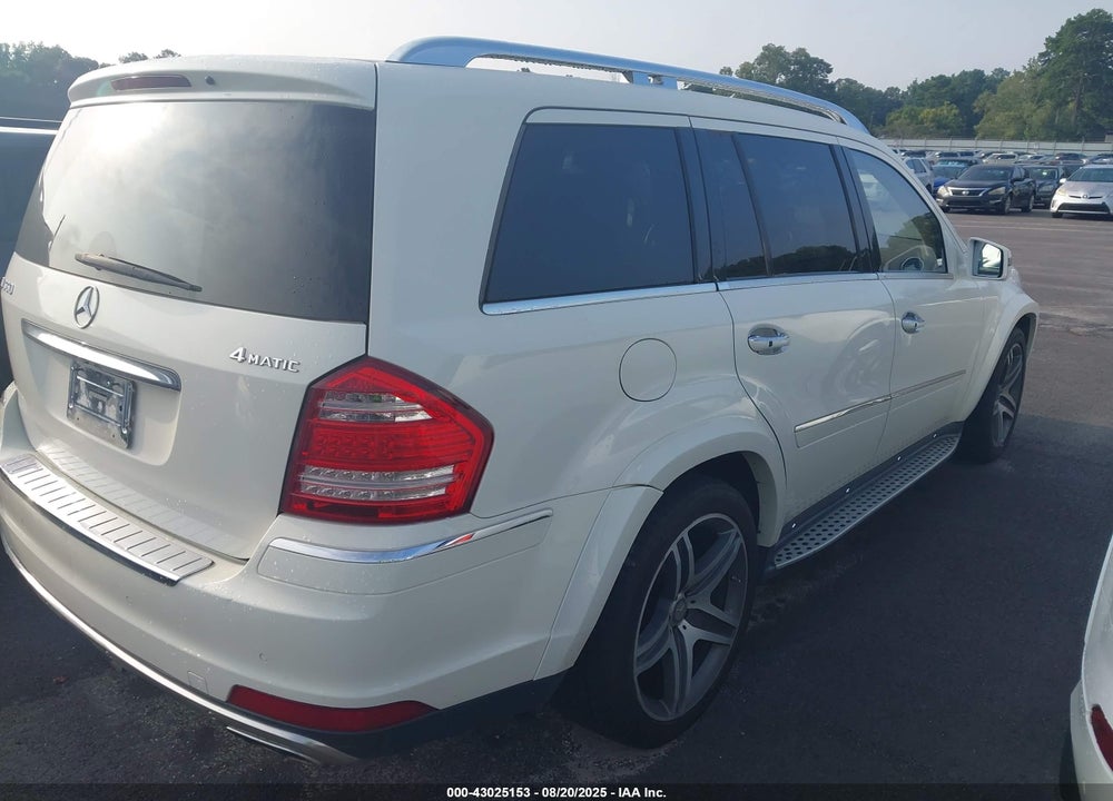2012 MERCEDES-BENZ GL-CLASS VIN: 4JGBF8GE4CA772017