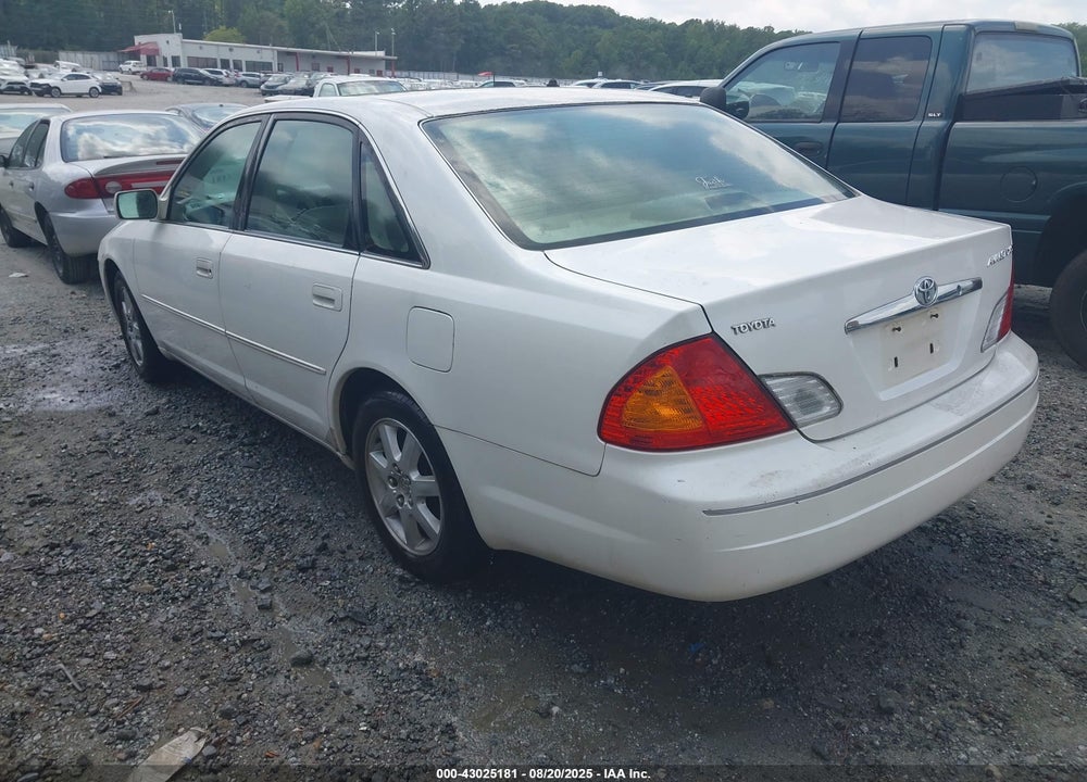 2001 TOYOTA AVALON XLS W/BUCKET SEATS VIN: 4T1BF28B91U141051