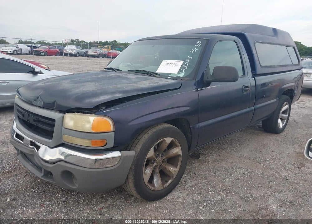 2006 GMC SIERRA 1500 WORK TRUCK VIN: 1GTEC14XX6Z123285