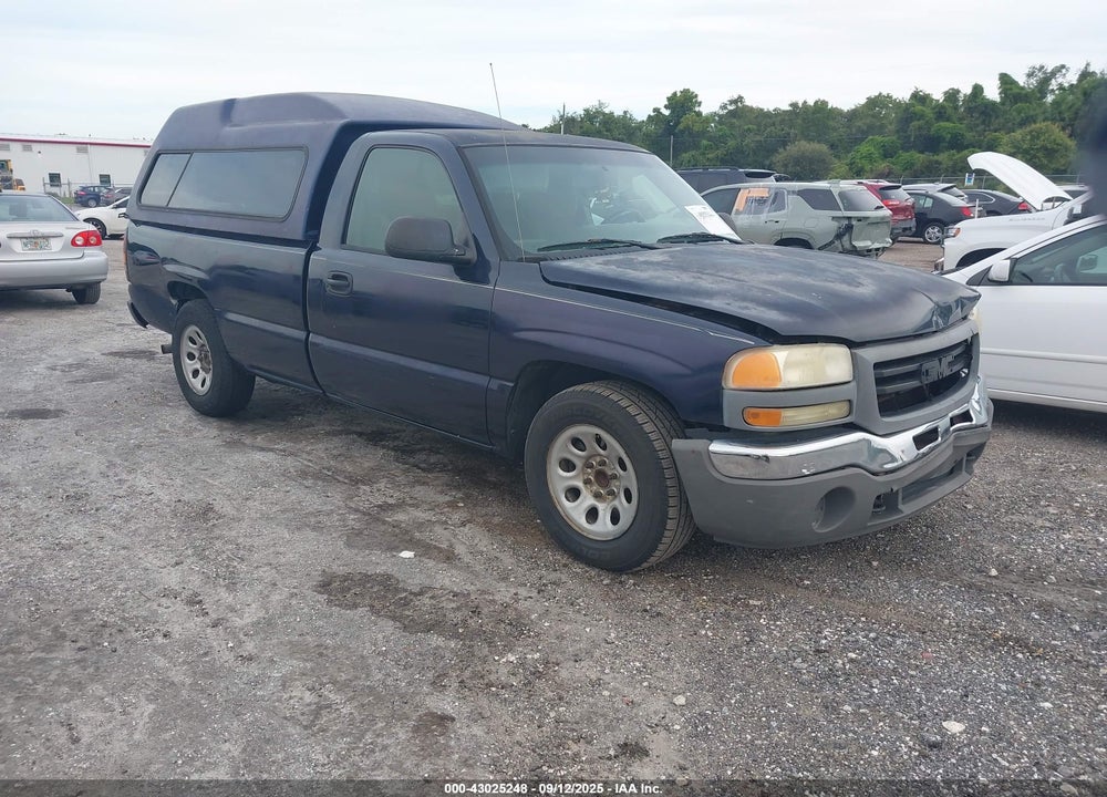 2006 GMC SIERRA 1500 WORK TRUCK VIN: 1GTEC14XX6Z123285