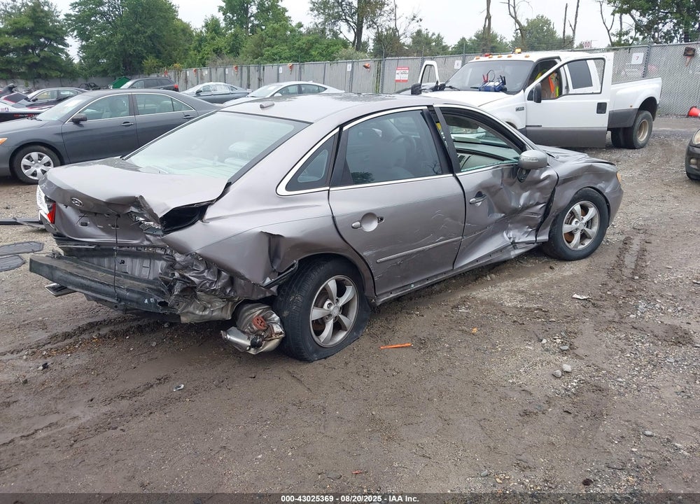 2007 HYUNDAI AZERA GLS VIN: KMHFC46D87A222739