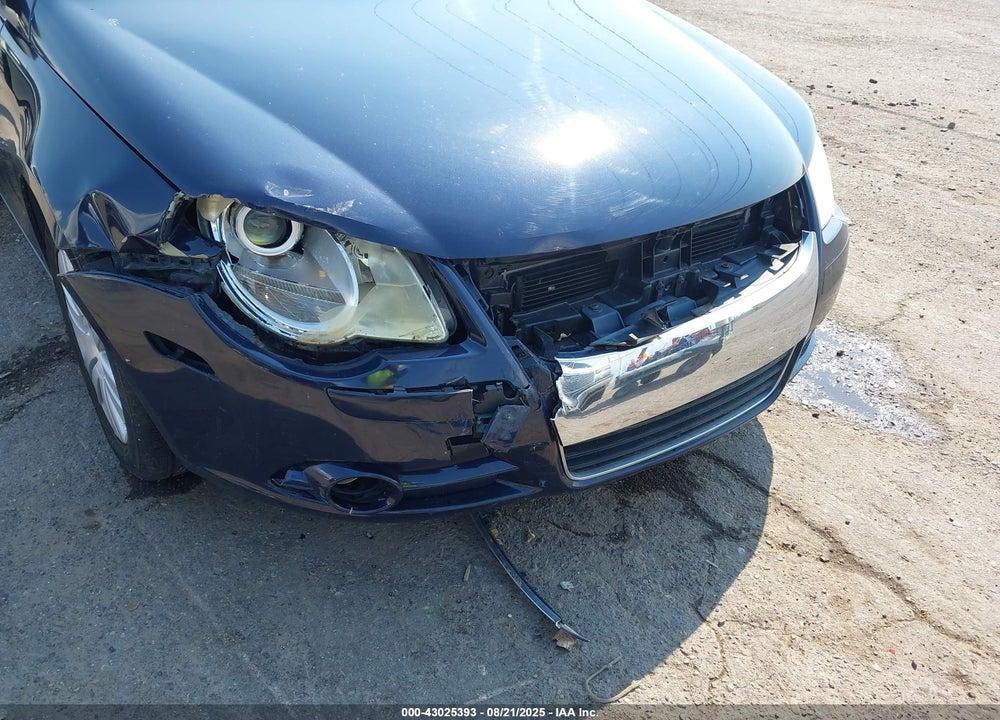 2008 VOLKSWAGEN EOS KOMFORT/TURBO VIN: WVWBA71F98V048614