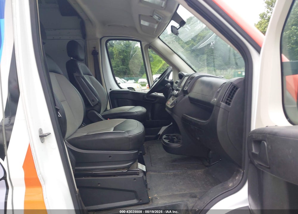 2017 RAM PROMASTER 2500 HIGH ROOF 159 WB VIN: 3C6TRVDG3HE519190