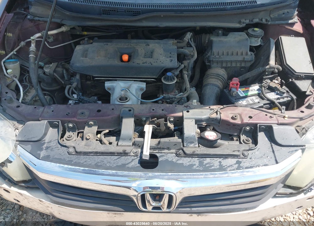 2012 HONDA CIVIC EX VIN: 19XFB2F89CE003939