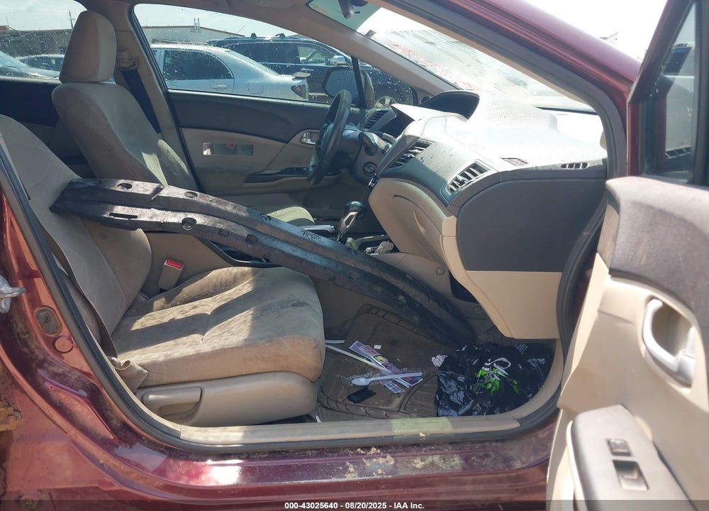 2012 HONDA CIVIC EX VIN: 19XFB2F89CE003939