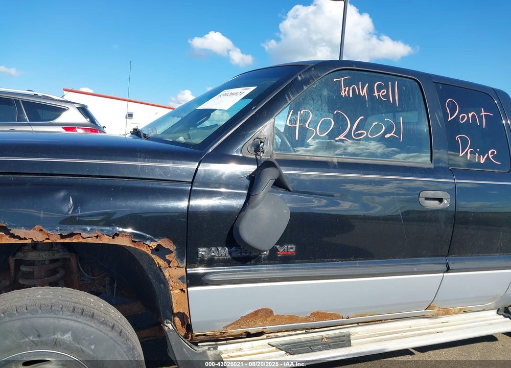 1999 DODGE RAM 2500 ST VIN: 1B7KF23W5XJ614503