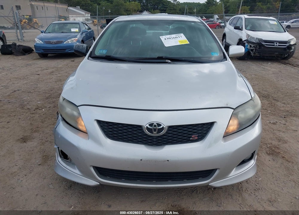 2009 TOYOTA COROLLA VIN: 2T1BU40E39C031374