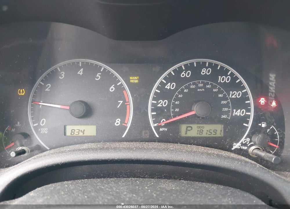 2009 TOYOTA COROLLA VIN: 2T1BU40E39C031374