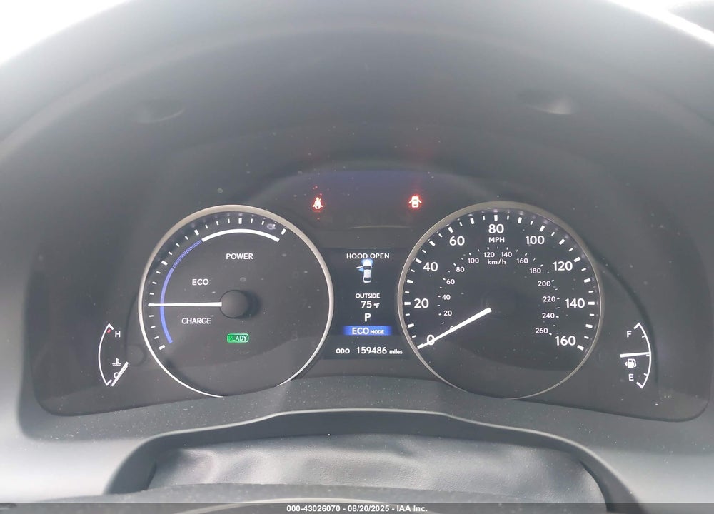 2013 LEXUS ES 300H VIN: JTHBW1GG6D2016440