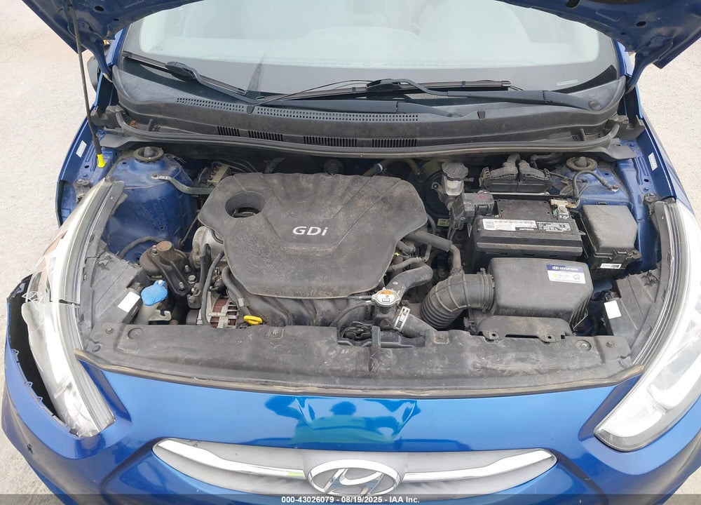 2017 HYUNDAI ACCENT VIN: KMHCT4AEXHU186572
