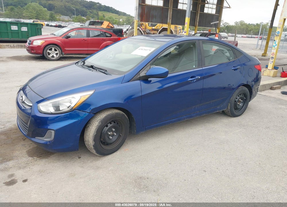 2017 HYUNDAI ACCENT VIN: KMHCT4AEXHU186572