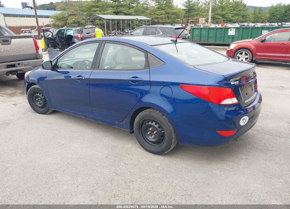 2017 HYUNDAI ACCENT VIN: KMHCT4AEXHU186572