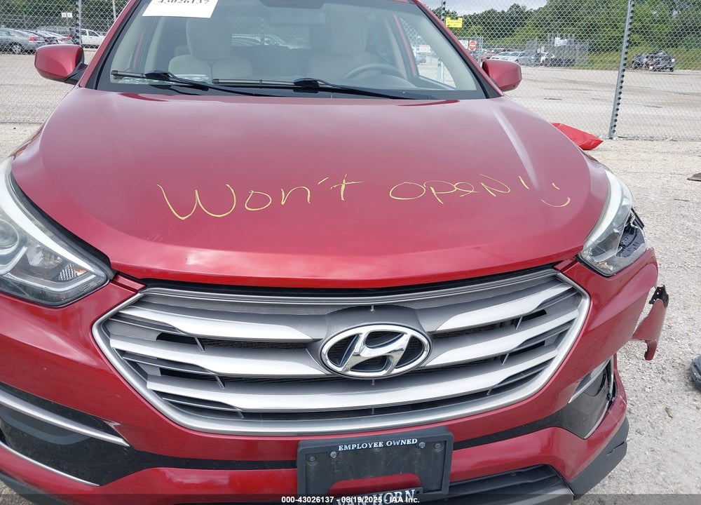 2017 HYUNDAI SANTA FE VIN: 5XYZTDLB6HG441205