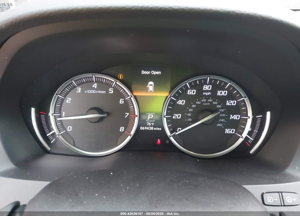2019 ACURA MDX STANDARD VIN: 5J8YD3H31KL011373