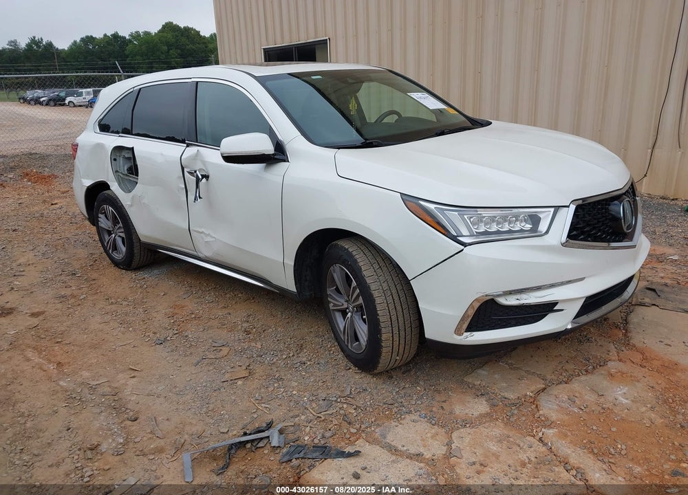 2019 ACURA MDX STANDARD VIN: 5J8YD3H31KL011373